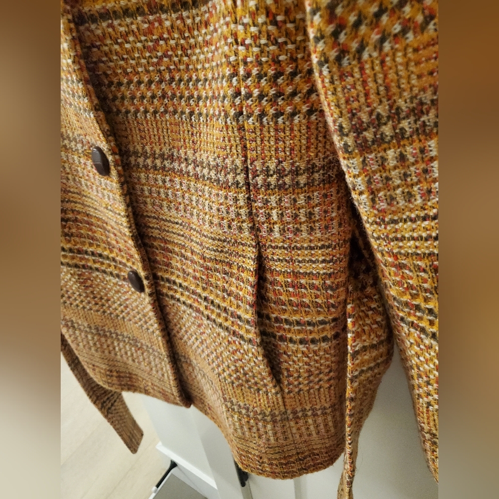 Vintage Esprit- Gorgeous Pumpkin ๐ spice coat sz.Large - Picture 4 of 10